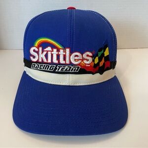 Vintage Skittles Nascar Racing Team Ernie Irvan Hat #36 Snapback Cap Hat